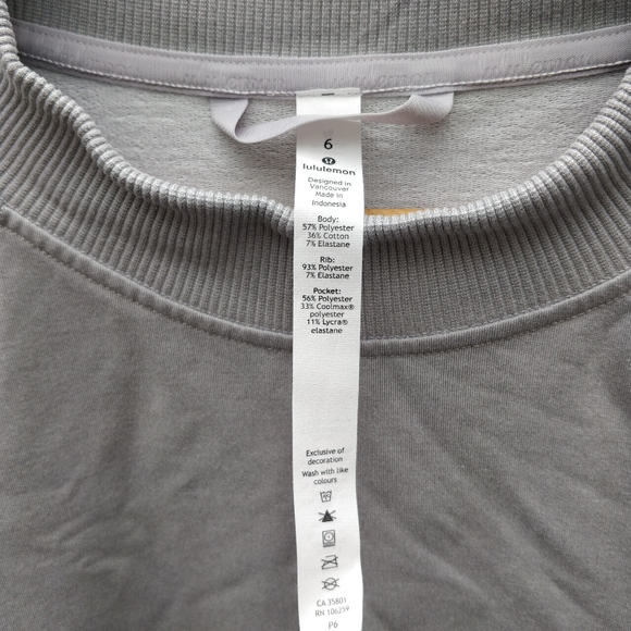 Grey Lululemon Sweater - Picture 3 of 7